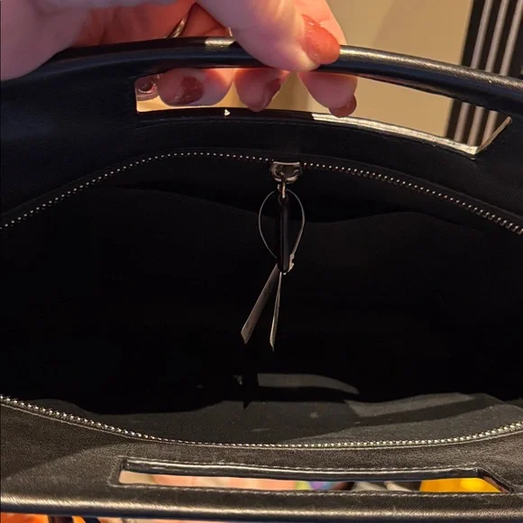 Coach Black Leather Clutch with Silver Hardware NWT! - Picture 3 of 6